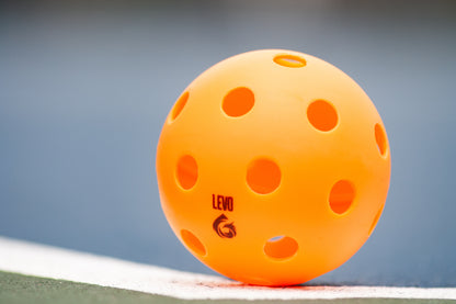 Levo Indoor Ball (Orange) (10 Pack) - The World of Pickleball