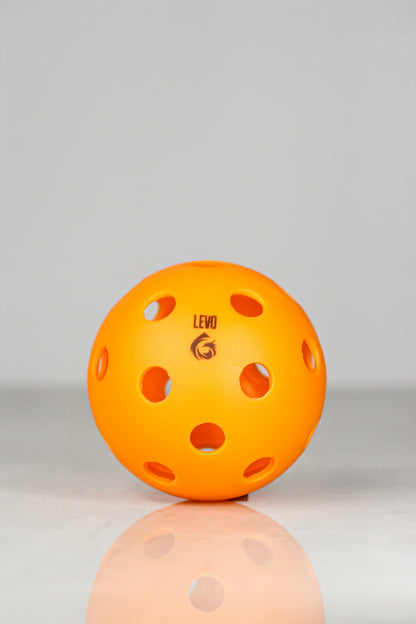 Levo Indoor Ball (Orange) (10 Pack) - The World of Pickleball
