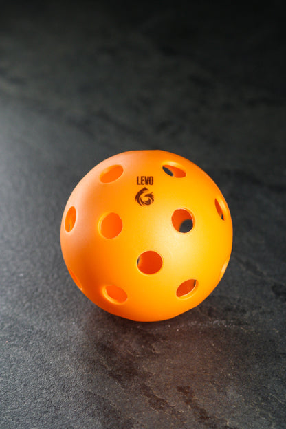 Levo Indoor Ball (Orange) (10 Pack) - The World of Pickleball